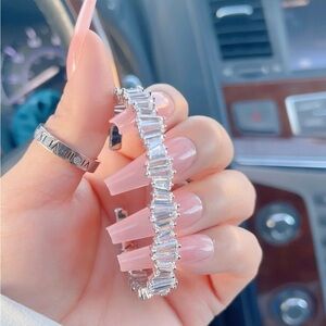 Silver CZ Tennis Bracelet